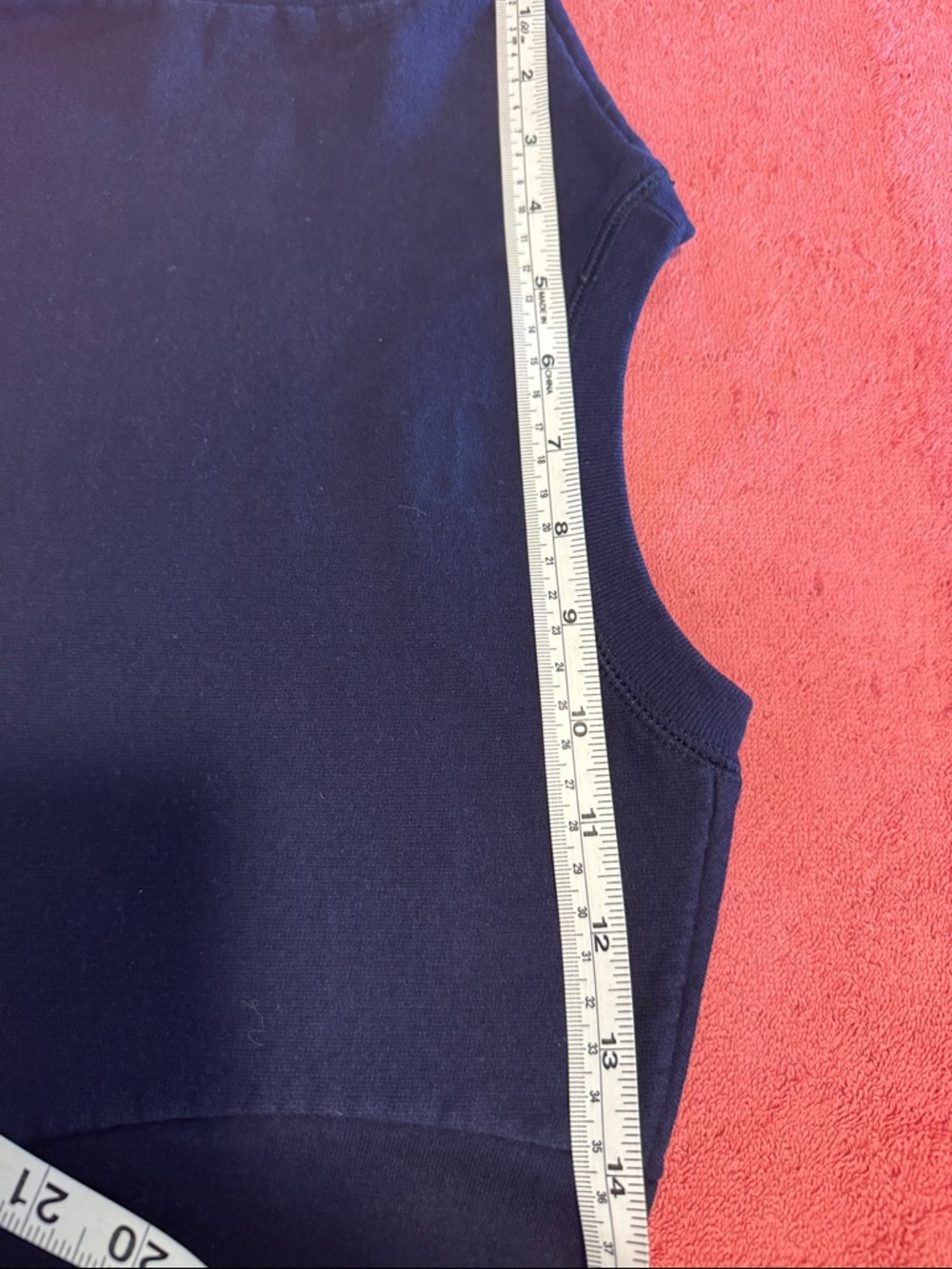 Hanes Boys Navy Football 'Gridiron' Sweatshirt - Picture 4 of 9